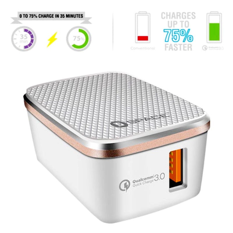 Wall Charger with 3.4A Output + Micro USB Cable