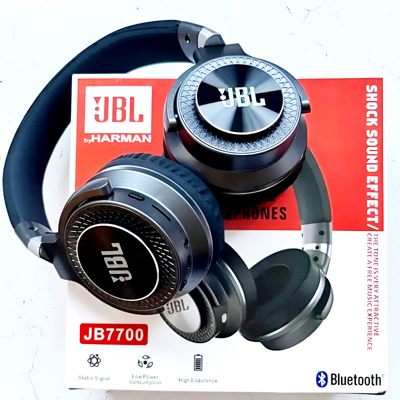 Headphones with Pure Bass Sound and Voice Assistant Support and Foldable Design