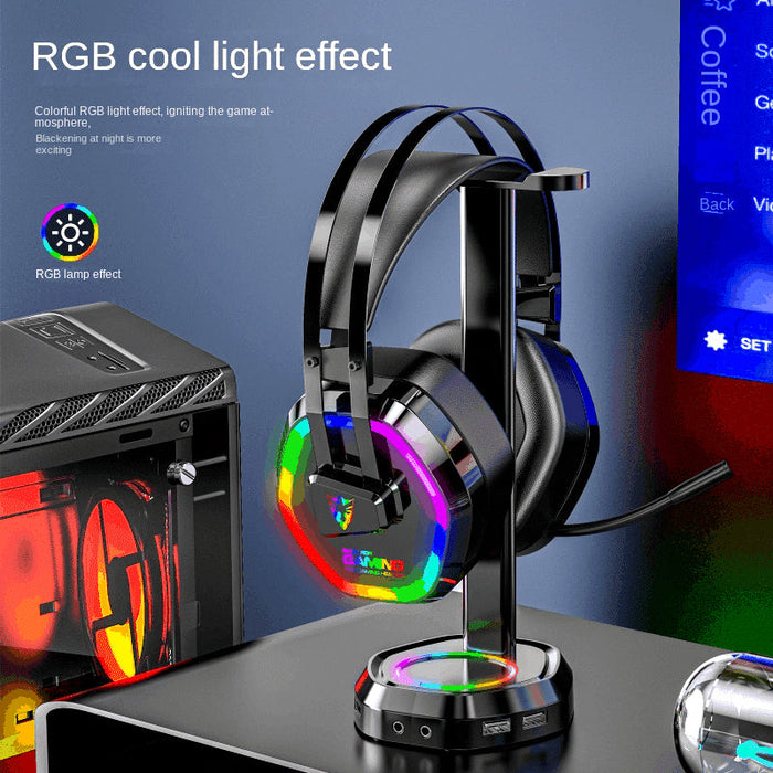 Headset with 7.1 Surround Sound, Noise-Cancelling Mic & 50mm Drivers